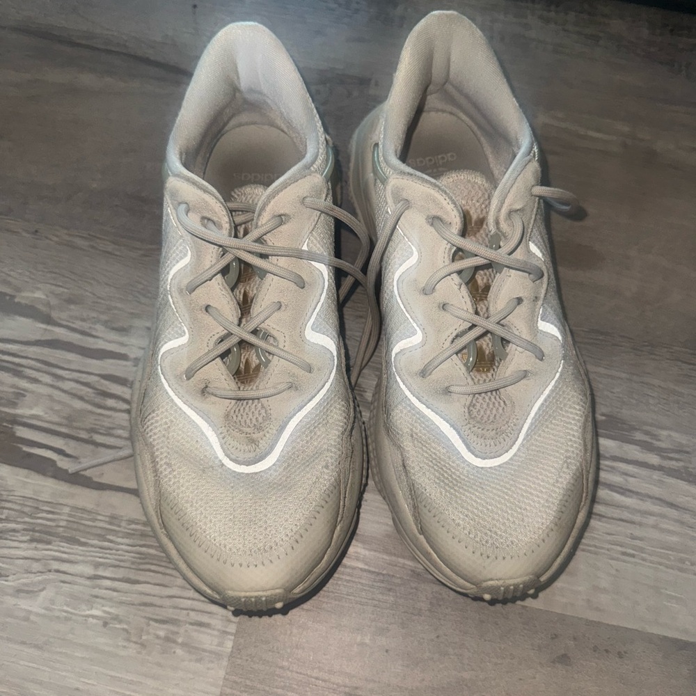 Beige adidas sneakers